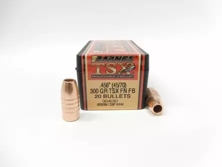 .458"(45/70) Barnes TSX 300gr 20kpl - 458 kiväärin luodit - 200280 - 1