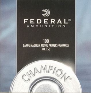 Federal 155 MLP Large Magnum Pistol/Revolver Primer - Pistol primers - 191030 - 1