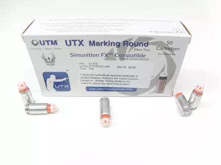 UTM 9mm Luger UTX MMR FX Pistol Training Cartridge 50pcs - Non-lethal, pistol - 01-3101 - 1