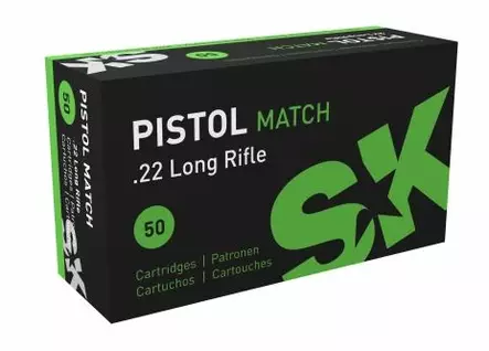 22lr SK Pistol match 50kpl - 22 LR Standard Velocity patruunat - 420114 - 1