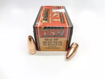 .458" Barnes 300gr TSX luoti 20kpl - 458 kiväärin luodit - 30615 - 1