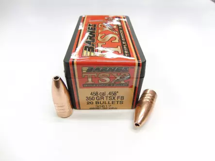 .458" Barnes 350gr TSX luoti 20kpl - 458 kiväärin luodit - 30617 - 1
